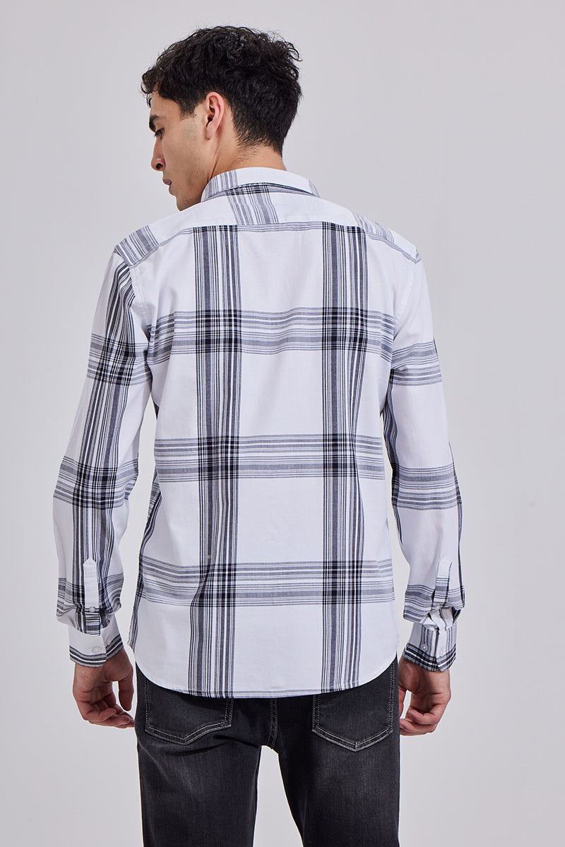 Boxie Check White Shirt