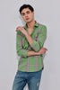 Boxie Check Green Shirt