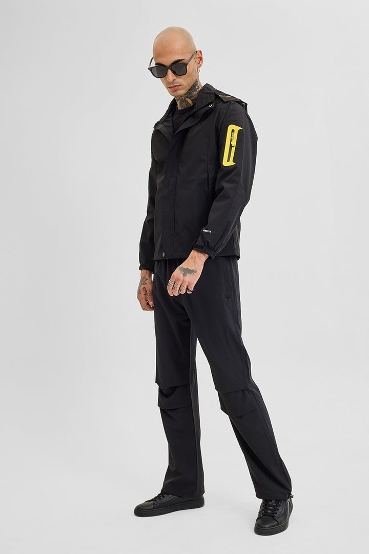 Black Water-Resistant Jacket