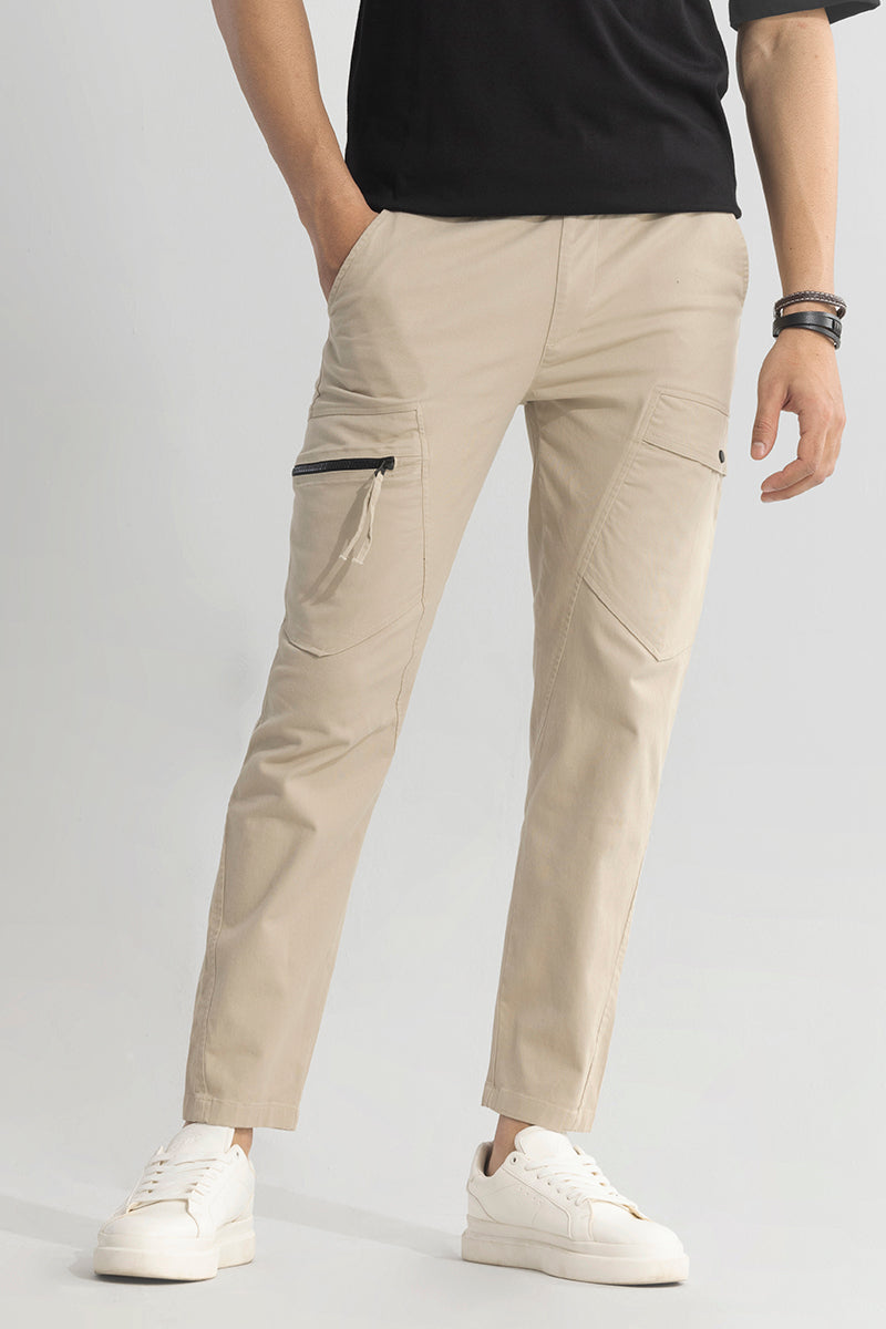 Buy Mens Vertix Beige Cargo Pant Online | Snitch – SNITCH