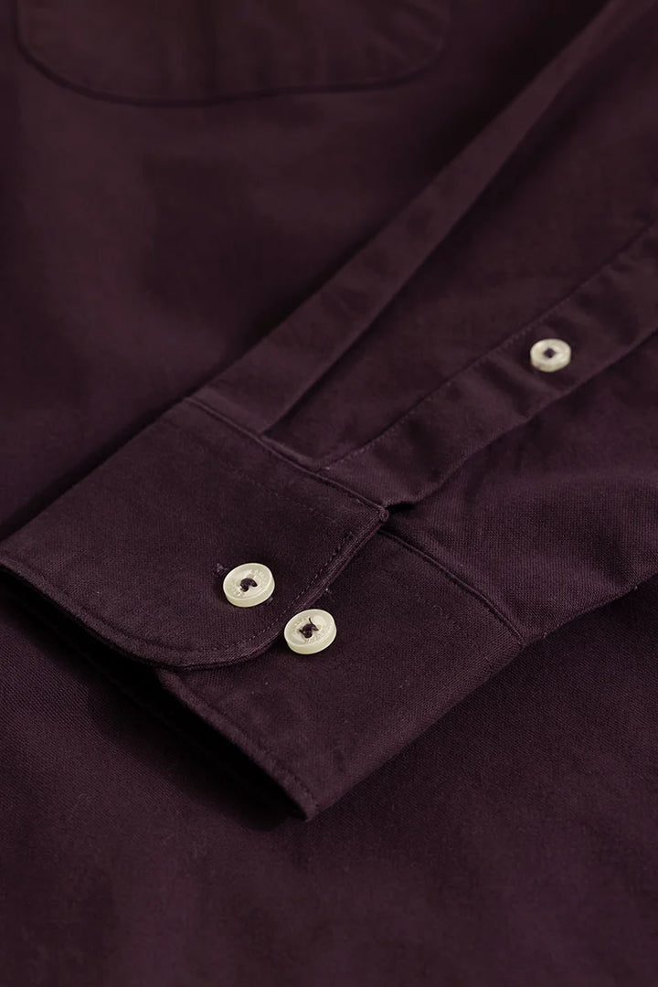 Shirtolo Plain Purple Shirt