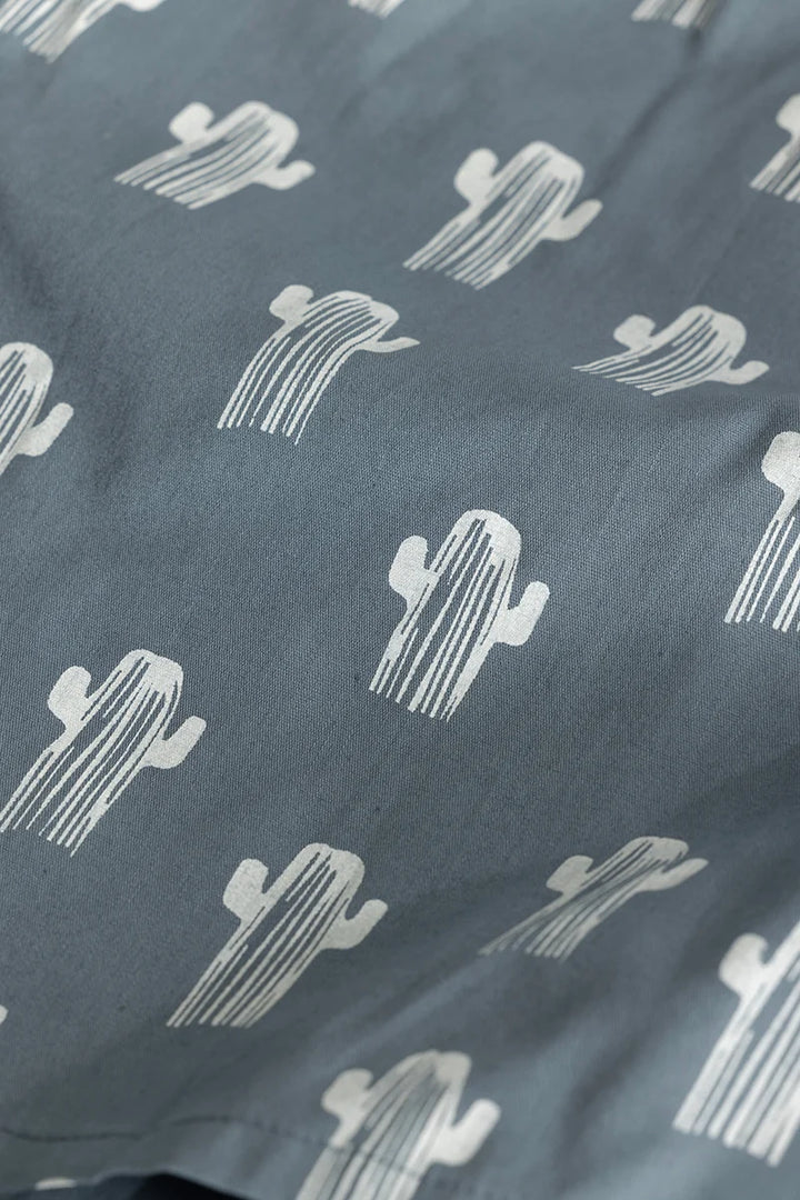 Cactus Grey Printed Boxers