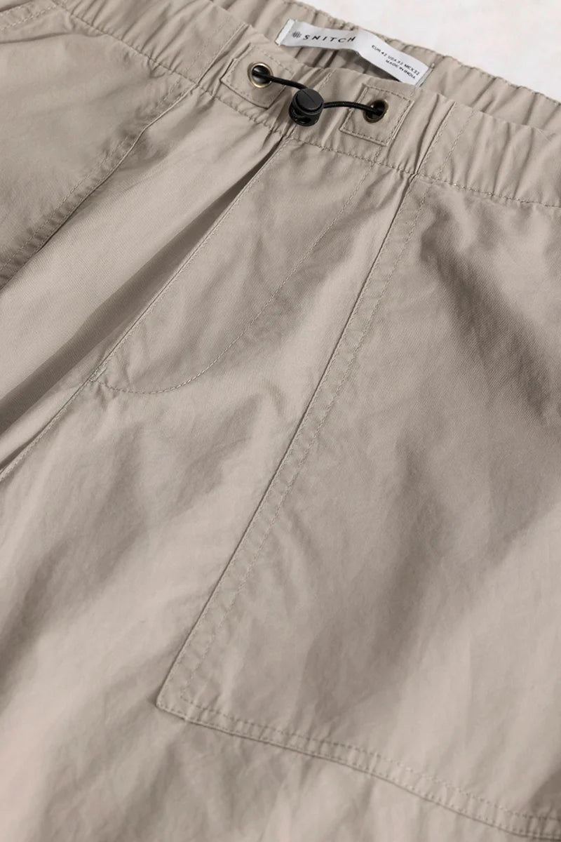 Nimbusflex Light Grey Parachute Pants