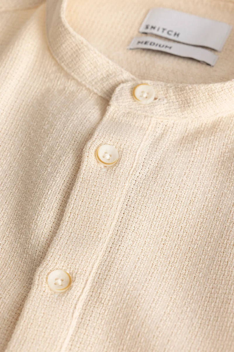 Hemlyn Beige Casual Shirt