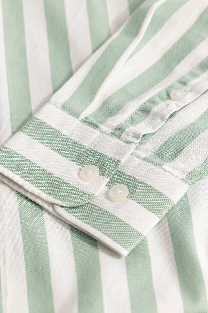 Light Green Stripes Shirt