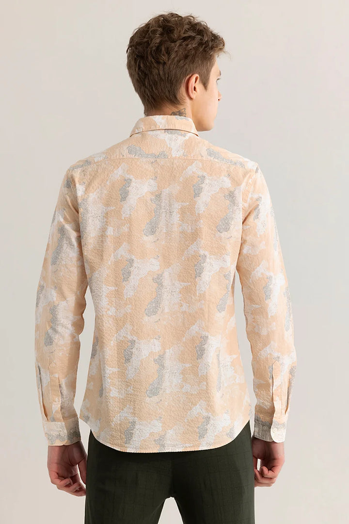 Leaflux Abstract Peach Shirt