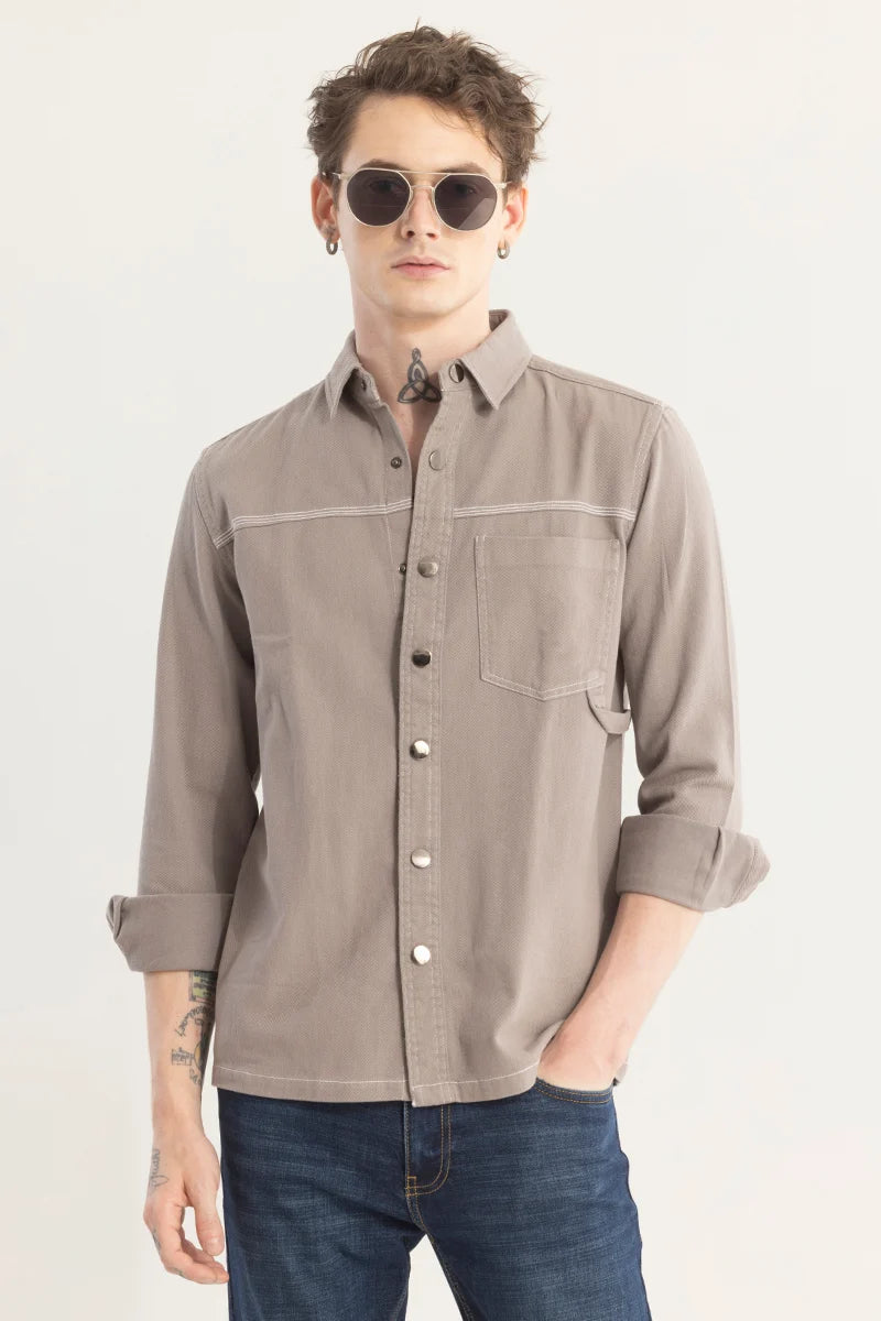 Denimite Beige Shirt