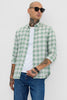 Green Checks Twill Shirt