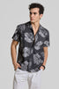 Black Cuban Printed Shirt