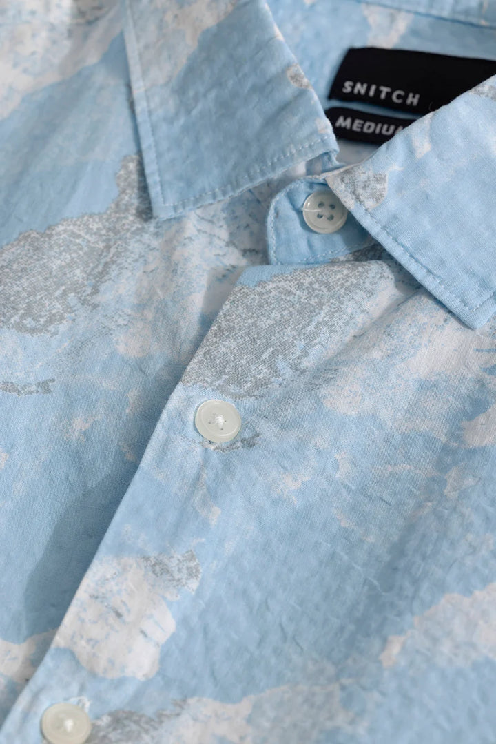 Leaflux Abstract Blue Shirt