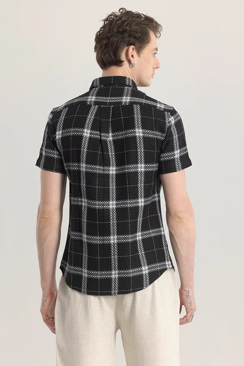 Gentleknit Black Checks Shirt