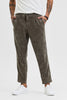 Olive Corduroy Relaxed Fit Trousers