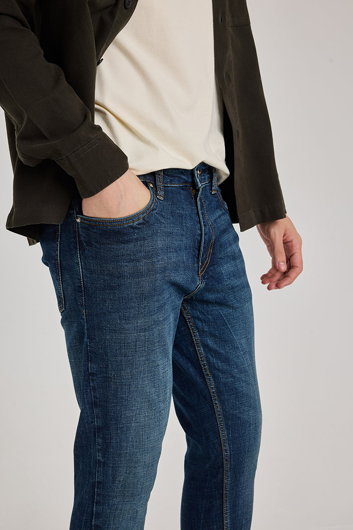 Navy Skinny Fit Jeans