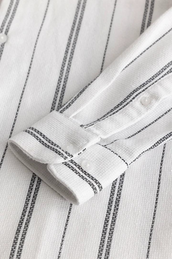 Stripient Stripe White Shirt