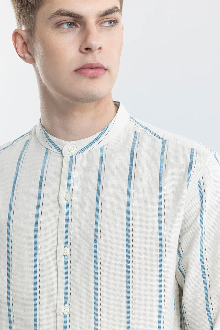 Gianluca Blue Stripe Shirt