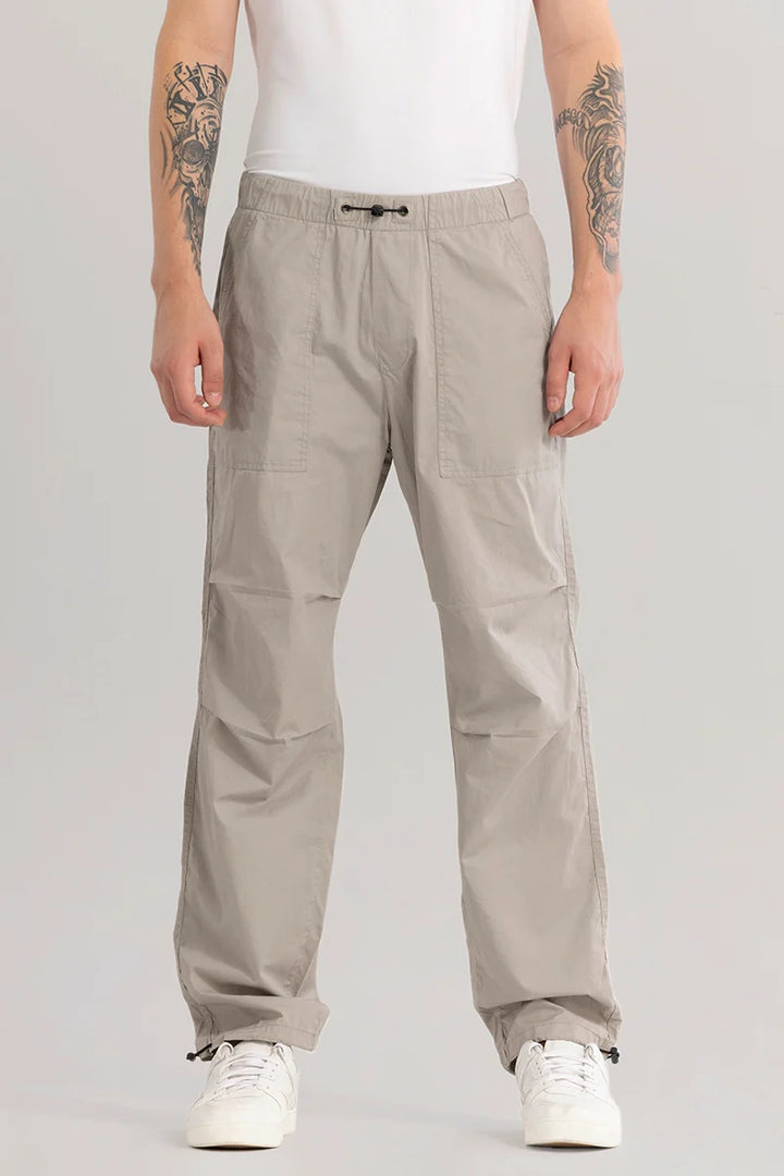 Nimbusflex Light Grey Parachute Pants