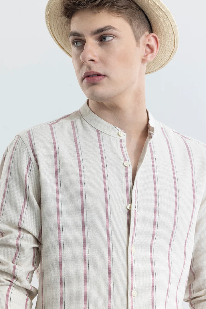 Gianluca Pink Stripe Shirt