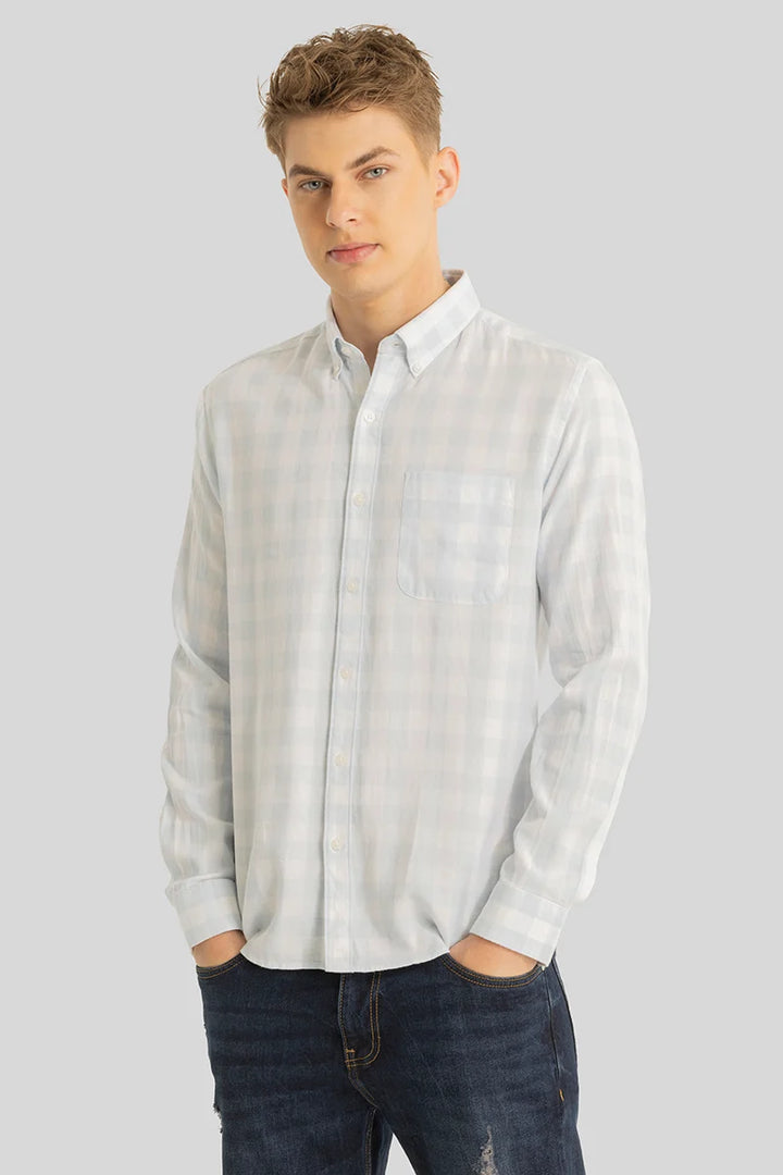 Nicolas Blue Checks Shirt