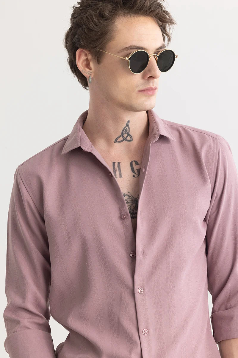 FlexiForm Mauve Textured Shirt