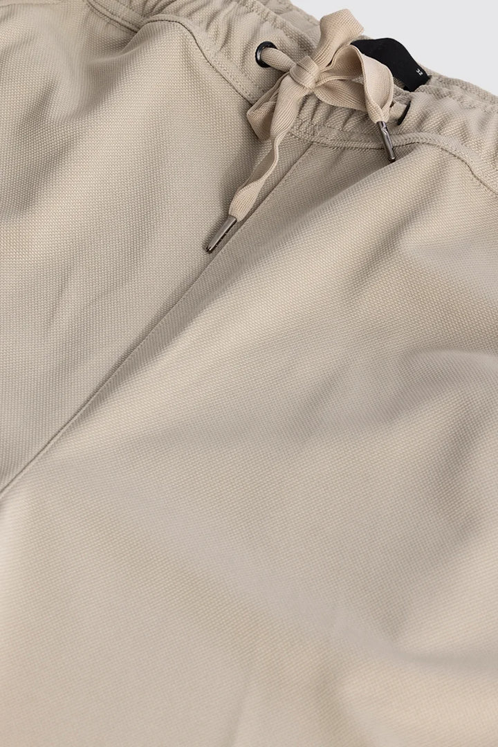 StrideFlex Beige Korean Trousers