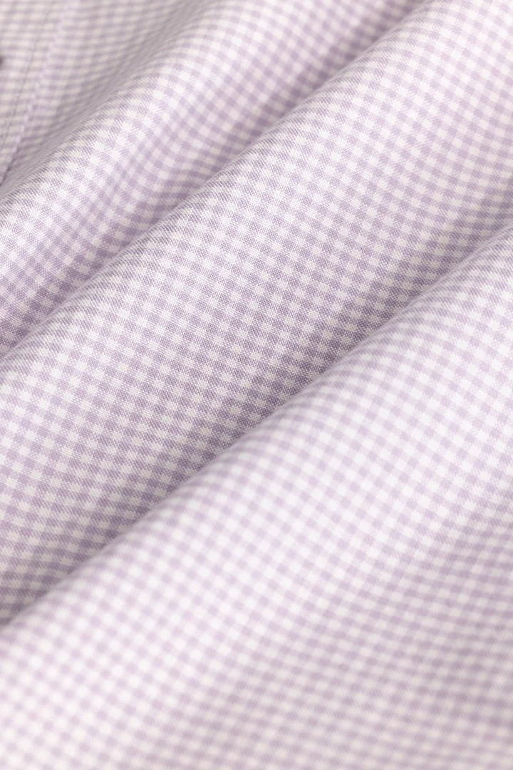 Lavender Oxford Checks shirt