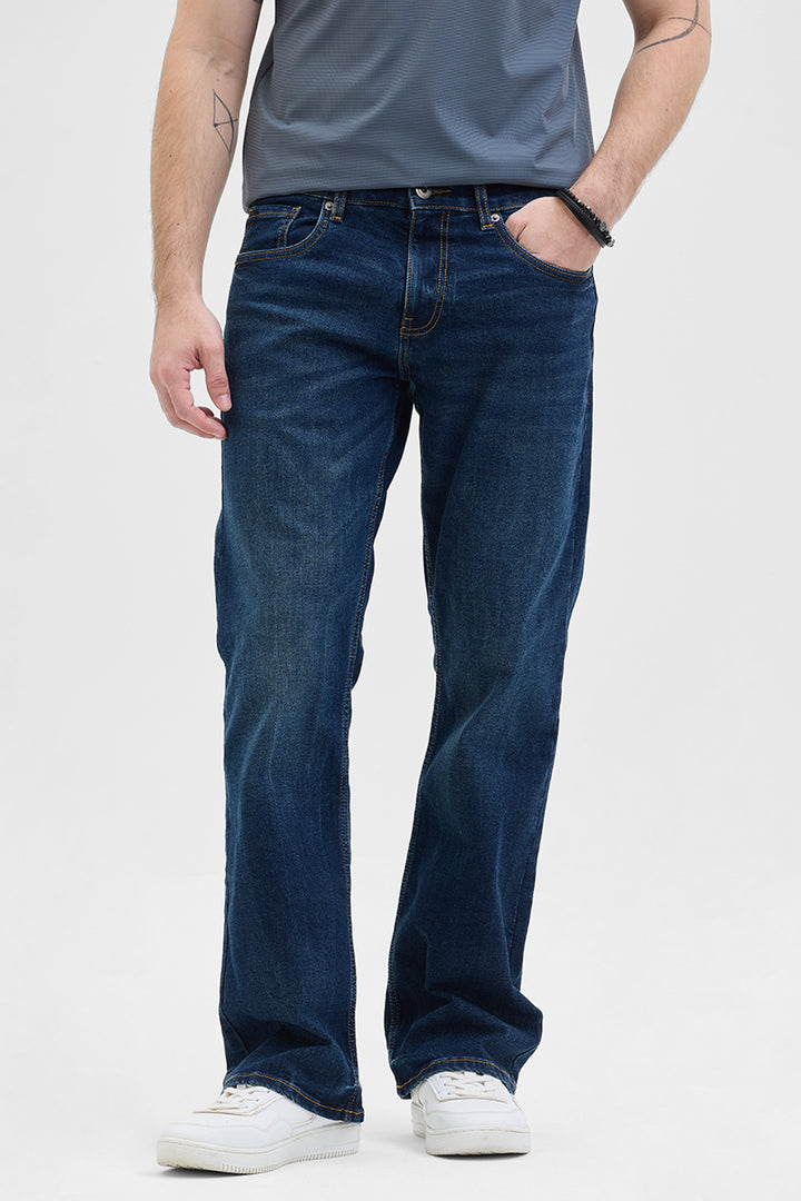 Navy Bootcut Jeans