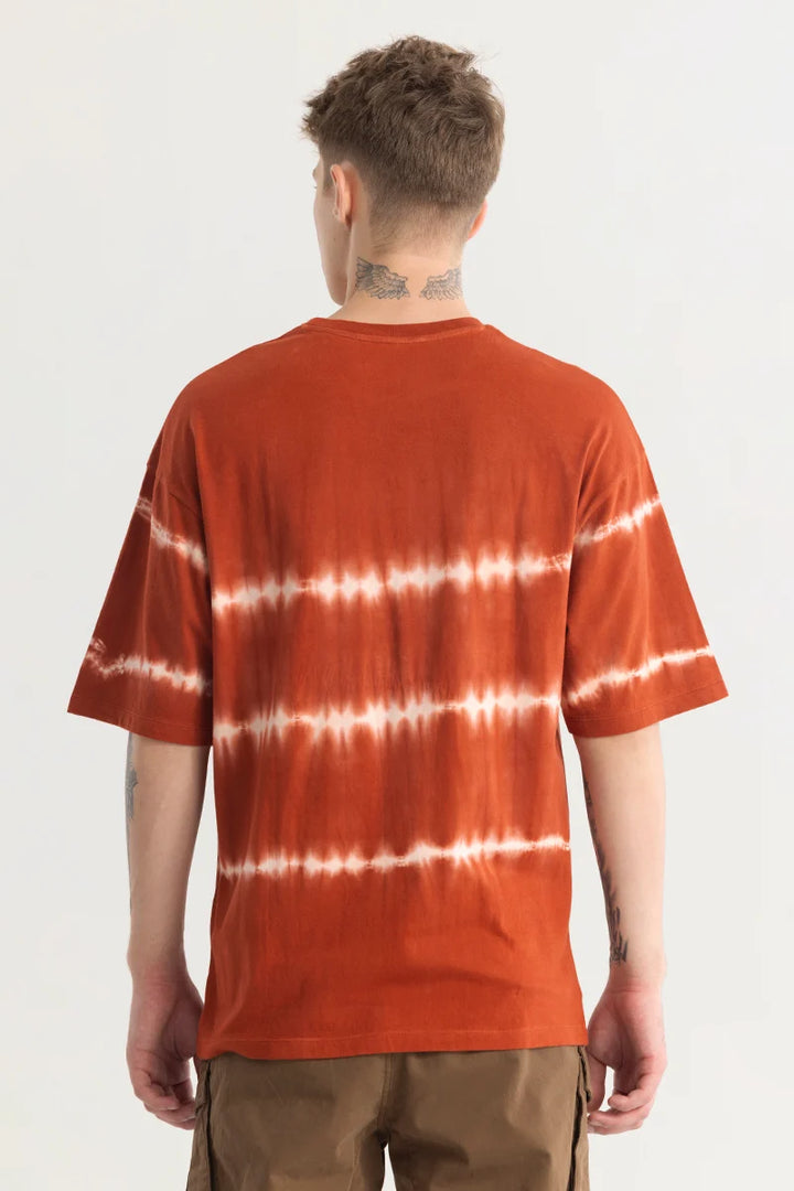 Eleonora Red Oversized Printed T-Shirt