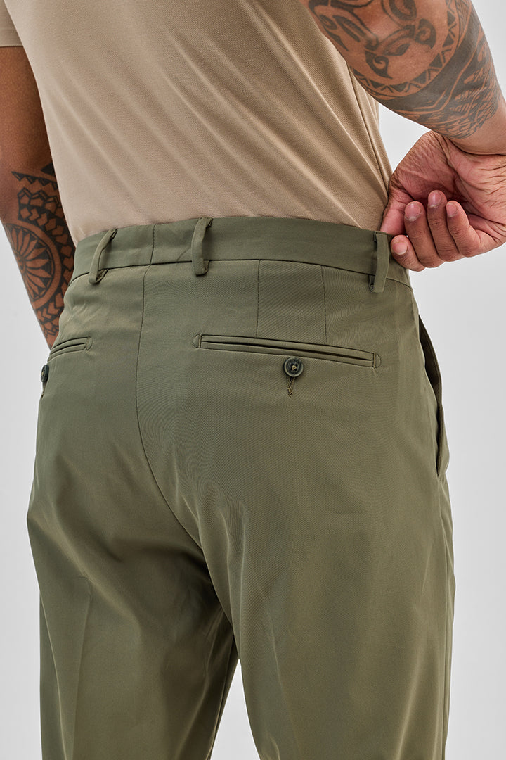 Olive Slim Fit Chinos