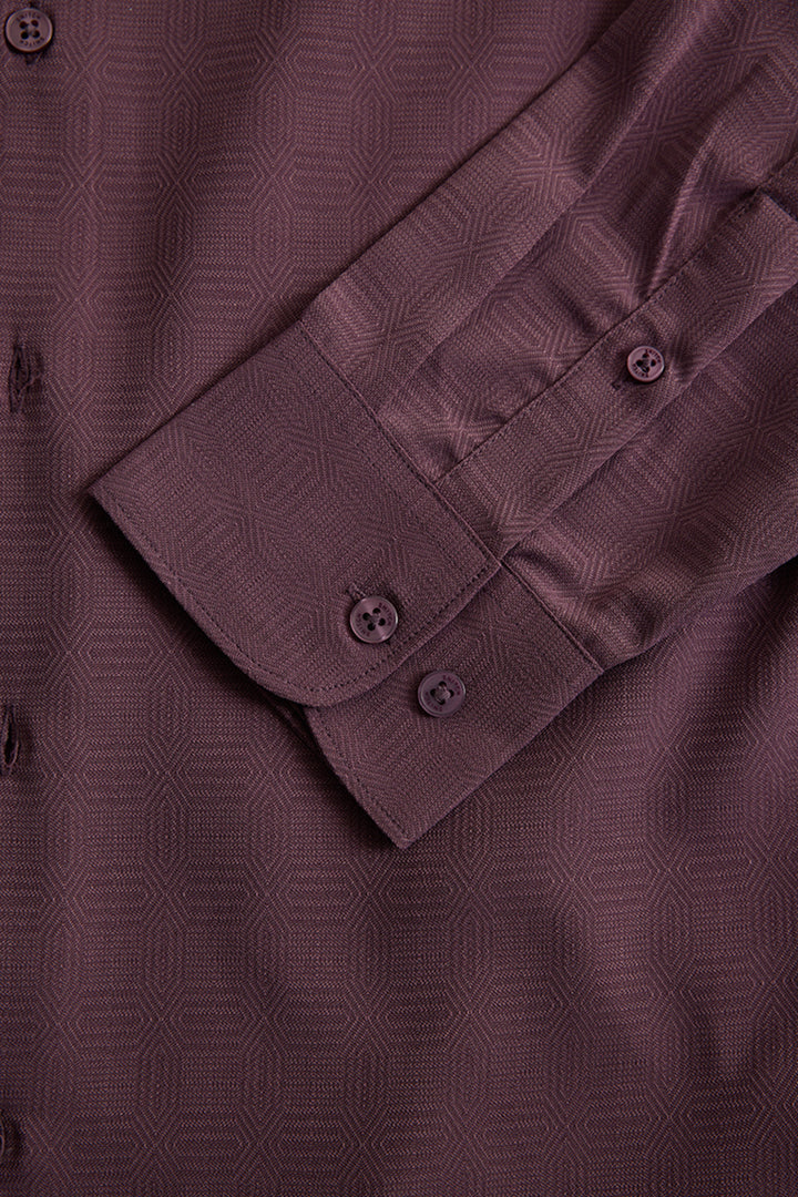 Mauve French Collar Shirt