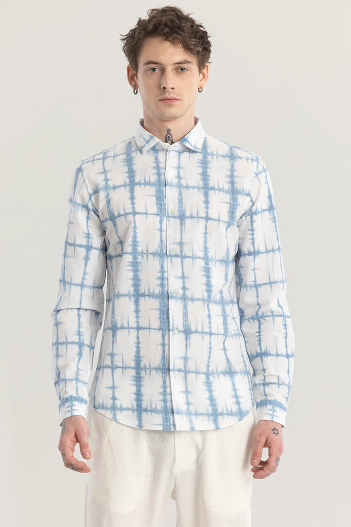 Patternoir Abstract Blue Shirt