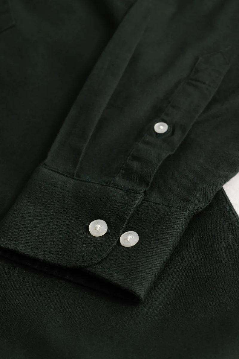 Dark Green Oxford Shirt