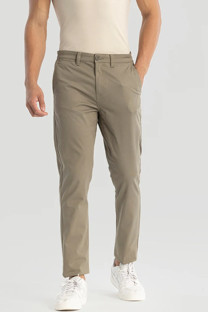 Tan Slim Fit Chinos