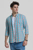 Blue Checks Slim Fit Shirt