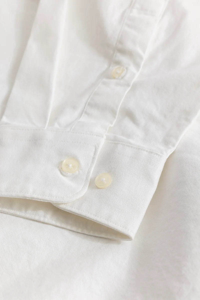 Lucia White Plain Shirts