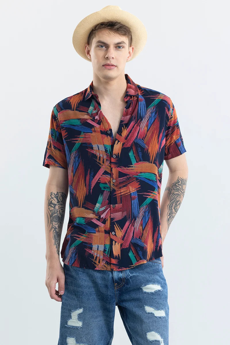 Silvana Multicolour Abstract Shirt