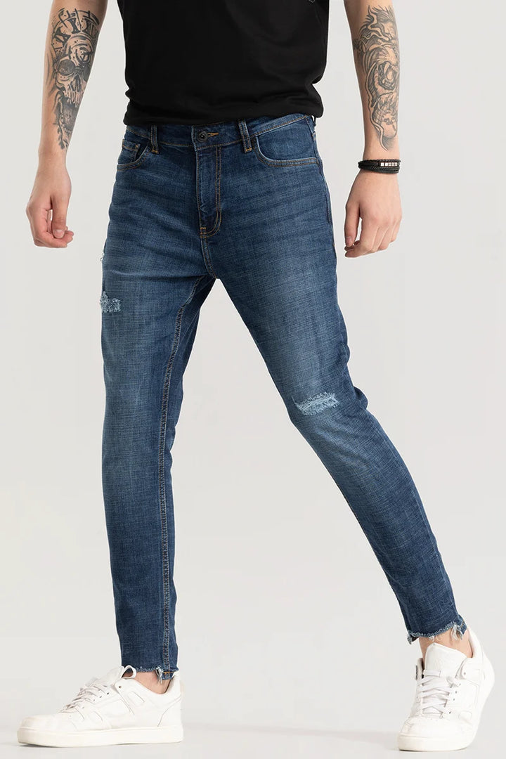 Eirik Navy Skinny Fit Jeans