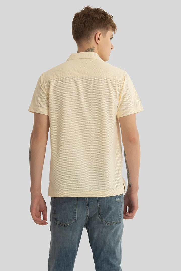 Giulio Cream Textured Shirt