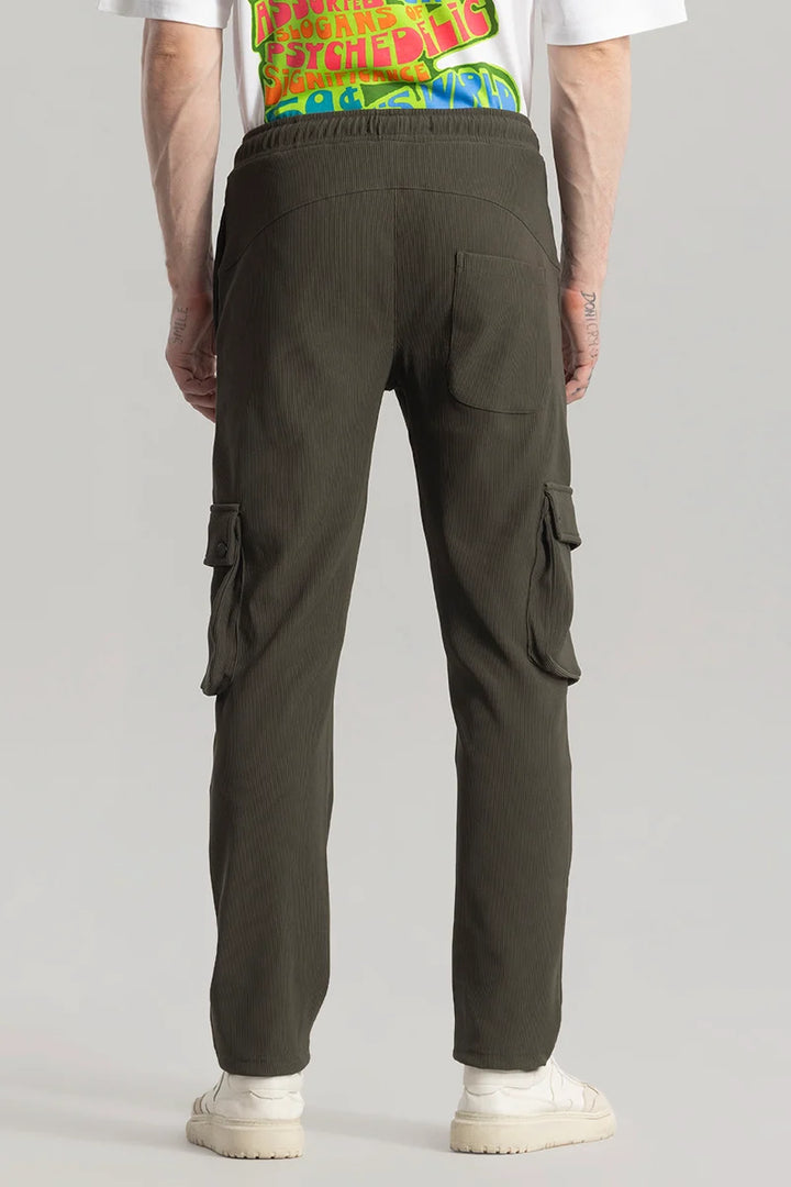 Pockethrive Olive Corduroy Cargo Pant