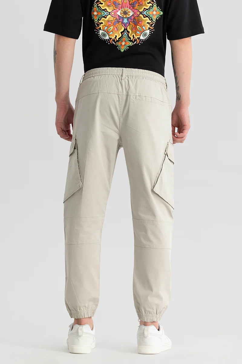 Thibaut Cream Relaxed Fit Cargo Pant