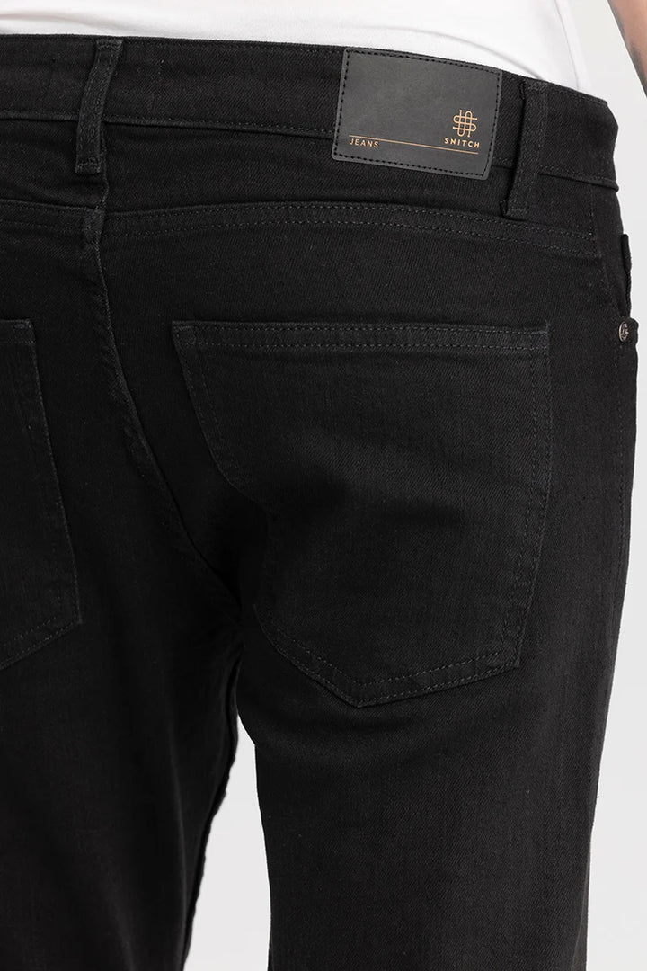 Pantzique Skinny Fit Black Jeans