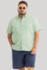 Downtown Mint Oxford Plus Size Shirt