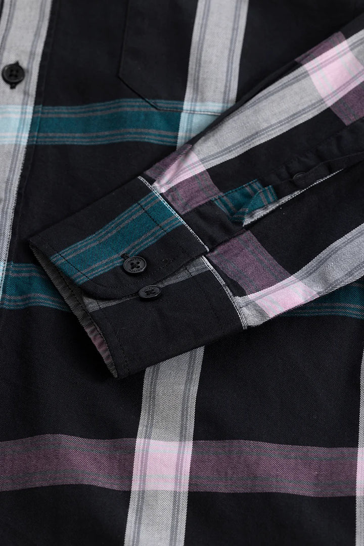 Plaidique Black Checked Shirt