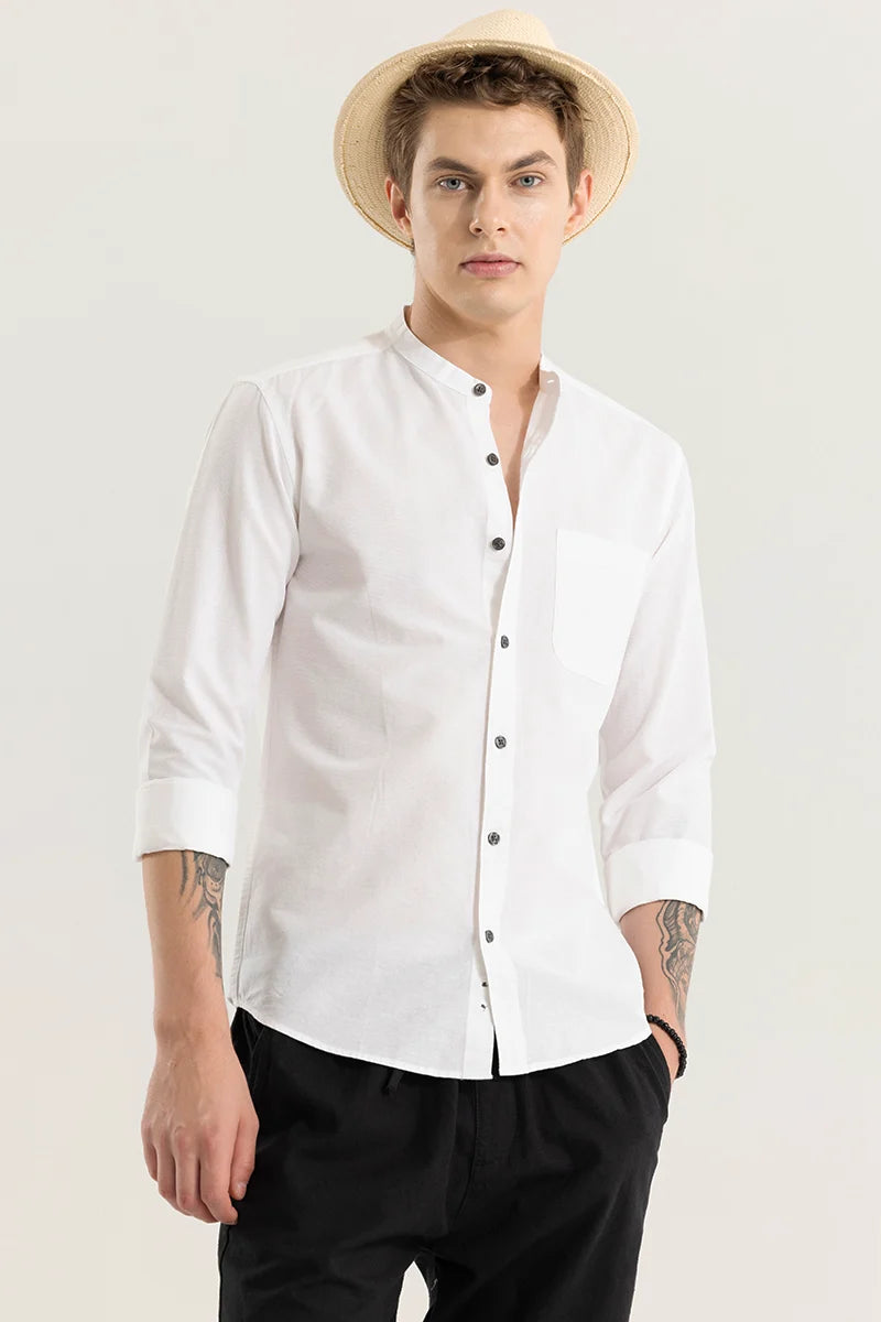 Viggo Plain White Shirt