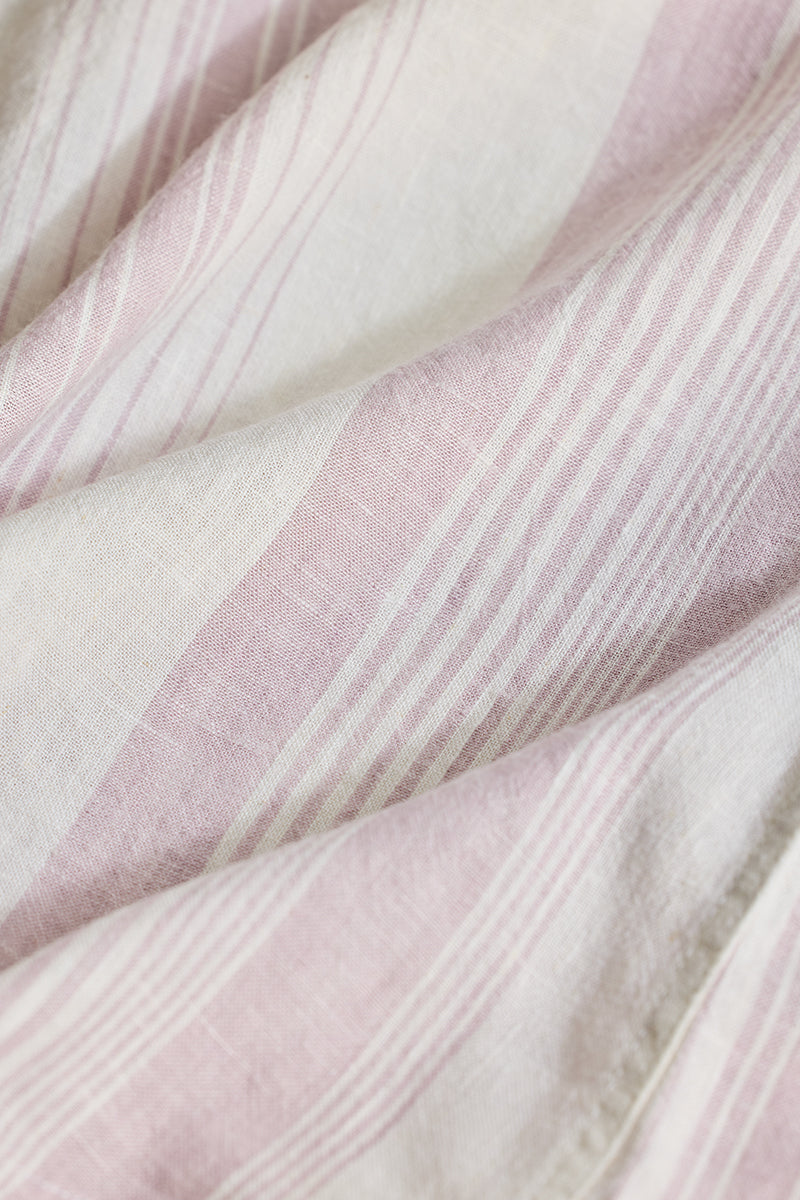 Light Pink Stripes Linen Shirt