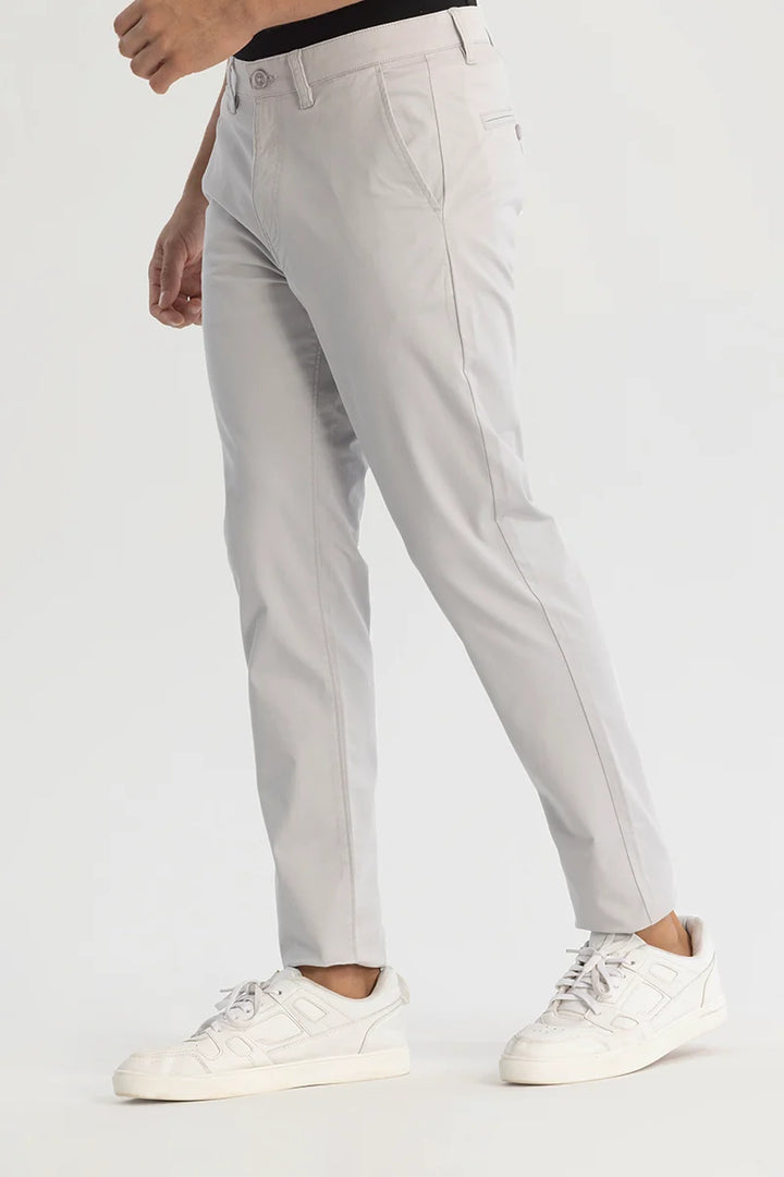 Light Grey Slim Fit Chinos