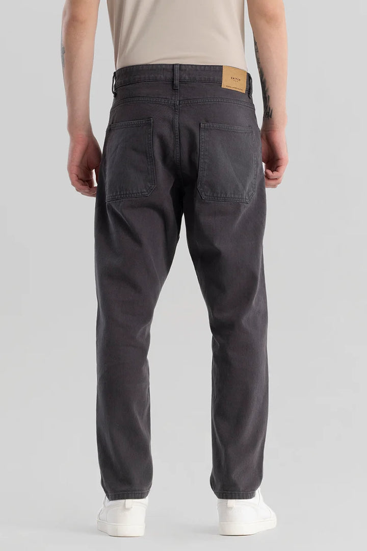 Trendstitch Grey Baggy Fit Jeans