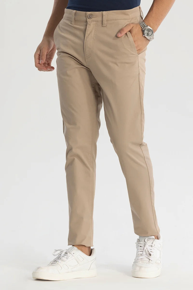 Brown Slim Fit Chinos