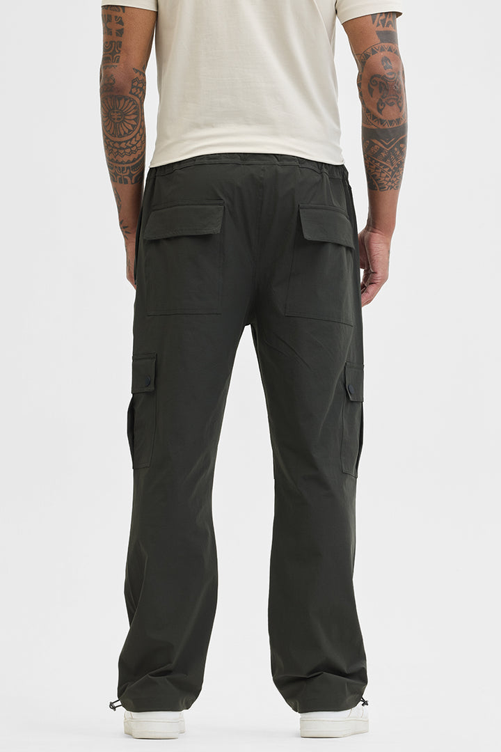 Dark Green Relaxed Fit Cargo