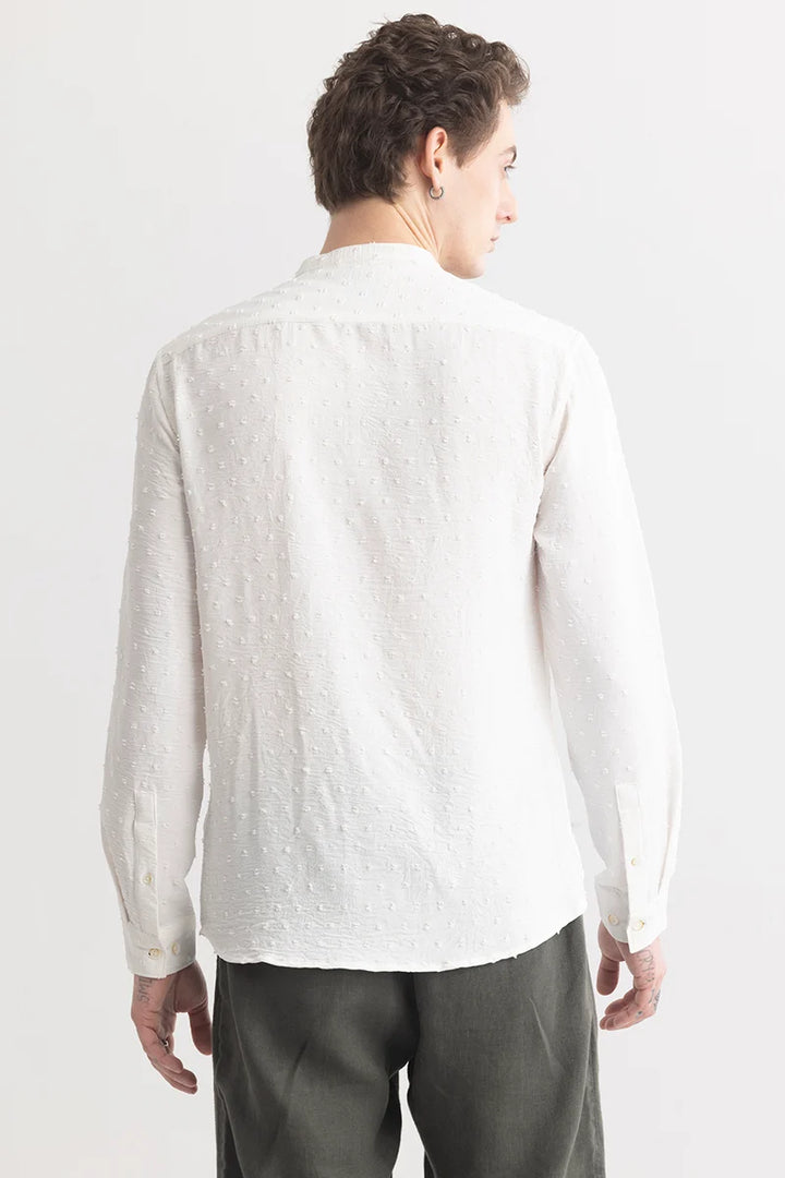 Texturity Textured White Shirt