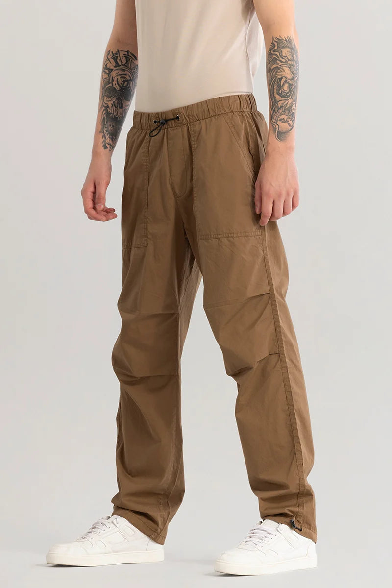 Nimbusflex Brown Parachute Pants